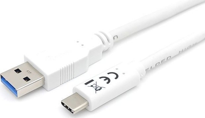 Kabllo USB Equip 3.2 Gen 1 Type C në USB A, 1 m, e zezë