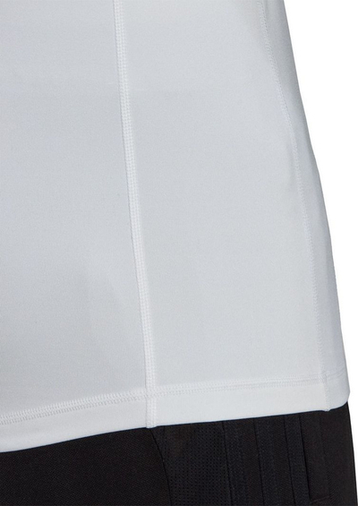 Bluzë termo me mëngë t’gjata adidas TechFit Warm M, kompresion, e bardhë