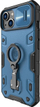 Заштитна маска за телефон Нилкин CamShield Armor за iPhone 14, држач-прстен, капак за камера, сина