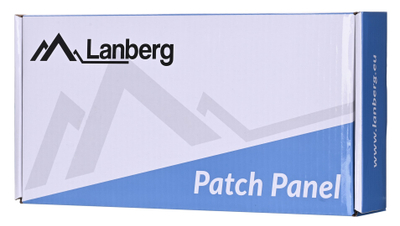 Panel patch Lanberg PPF6-9012-S, 1U 10", 12x RJ45 Cat.6, gri