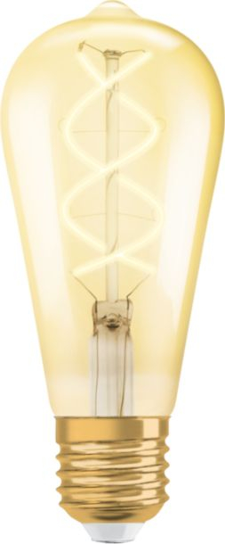 Llambë LED Osram Vintage 1906, E27, 4W, 2000K, e artë