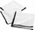 Serveta tavoline pambuku Mistraline, set 3 copë, 40x40cm, të bardha
