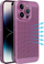 Mbrojtëse telefoni Breezy Samsung Galaxy A25 5G, me vrima, plastike e butë, vjollcë