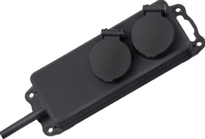 Prizë shumëfishe për jashtë Brennenstuhl BN-1159930, 230V, IP44, e zezë