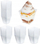 Set verrina plastike Secret De Gourmet, 12 copë, 6 cl, transparente