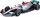 Maket makine Bburago Mercedes AMG F1 W13 E Performance, 1:43, diecast, ngjyrë argjendtë