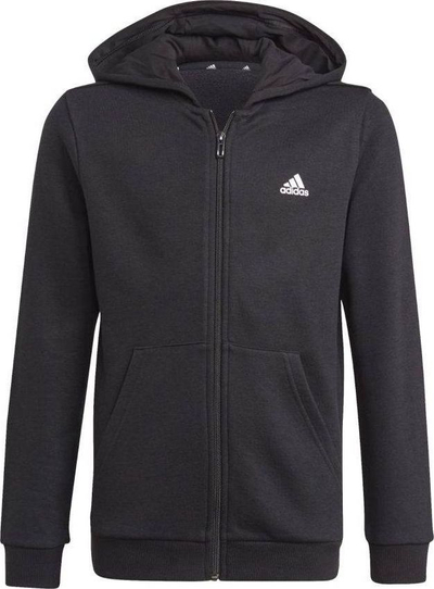 Hanor me kapuç adidas Essentials Full Zip Jr GN4020, për kalamaj, i zi