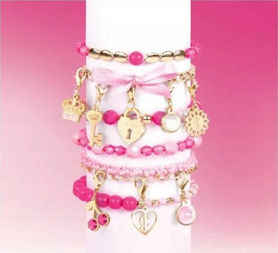 Set kreativ bizhuterish Make It Real Juicy Couture Perfectly Pink, për fëmijë, shumëngjyrësh