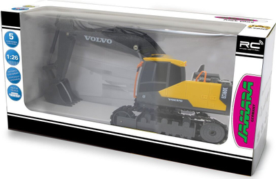Eskavator me telekomandë Jamara Volvo EC160E, 1:26, 2.4GHz, i verdhë