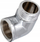Kënd lidhës Hydroland Chrome Nipple Elbow, 1/2" F/M, krom