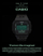 Orë dore Casio Rag & Bone A1000RCB-1ER (007), e zezë