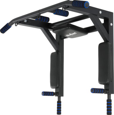 Станица за вежбање Rebel Wall Mount, влечење и dip, макс 200kg, црна