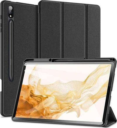 Mbulesë tablet DUXDUCIS Domo, Samsung Galaxy Tab S8 Ultra 14.6", funksion qëndrimi, e zezë