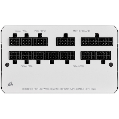 Напојување Corsair RM850 2021, 850W, 80PLUS Gold, 140mm вентилатор, бело