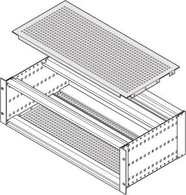 Pllakë mbuluese anësore Schroff ABDECKBL 84TE 235T 160, për kabinet rack 19"
