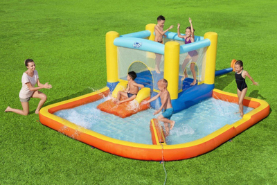 Park ujor me fryrje Bestway Beach Bounce, 365x340cm, shumëngjyrësh