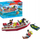 Set lodër Playmobil Action Heroes 71464, varkë zjarrfikëse me skuter ujor