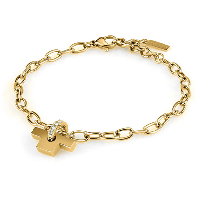 Trussardi T-Logo Нараквица, Златна