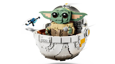 Lodër ndërtimi LEGO Star Wars Grogu with Hover Pram 75403, figurë ndërtuese, 10+ vjeç, shumëngjyrëshe