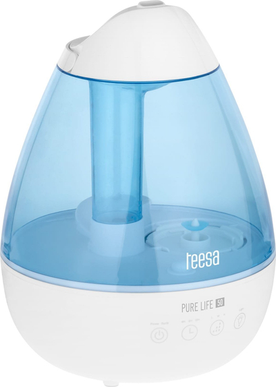 Lagështues ajri ultrasonik Teesa Pure Life 50, 2.2L, me difuzor arome, i bardhë