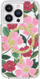 Mbrojtëse telefoni Rifle Paper për iPhone 14 Pro, MagSafe, e tejdukshme me dekore ari Rose Garden