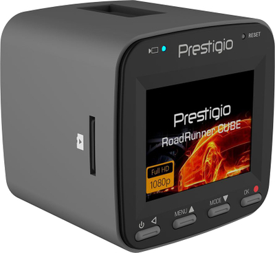 Камера за во возило Prestigio RoadRunner CUBE 530, Full HD 1080p, 140°, сива и црна