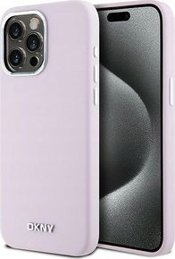 Mbulesë telefoni DKNY Liquid Silicone Small Metal Logo MagSafe, për iPhone 14 Pro Max, silikoni, rozë