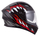 Helmetë integrale Cassida Orbit StriX 2026, polikarbonat, Pinlock ready, e kuqe gri bardhë zezë