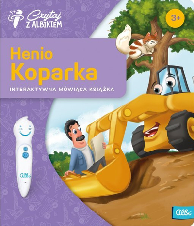 Libër interaktiv Albi Read with Albi Henio the Digger, për kalamaj 3+, 500 incizime