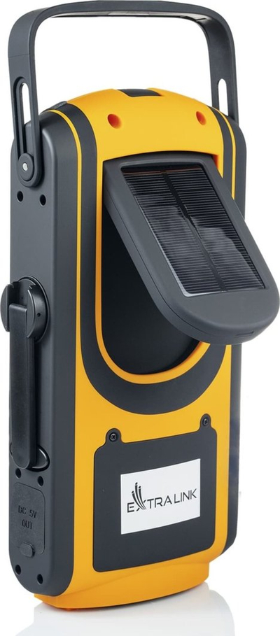 Итно радио Extralink Power Ranger EPS-6000, соларен панел, надворешна батерија 6000mAh, црно