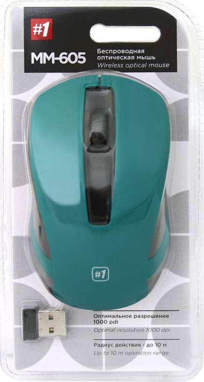 Maus Defender MM-605, wireless, USB, i kaltërt
