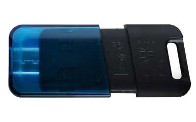 USB флеш-уред Kingston DataTraveler 80, 64GB, USB C 3.2, сива