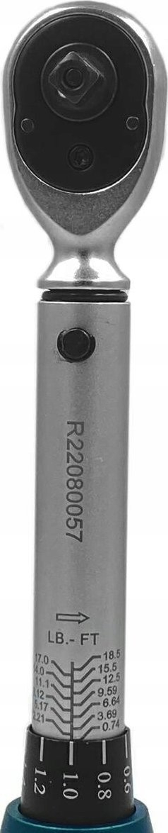 Çelës momenti Rockforce 1/4", 1–25 Nm, preciz, metalik