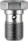Vidë banjo HEL Single, 7/16" x 24, çelik inox, ngjyrë argjendi