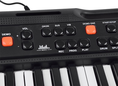 Keyboard elektronik SD-S850, 61 taste, me mikrofon, i zi