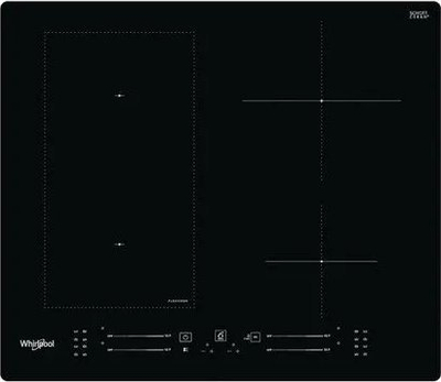 Плотна со индукција Whirlpool WLS7960NE, 60 cm, 4 зони за готвење, црна