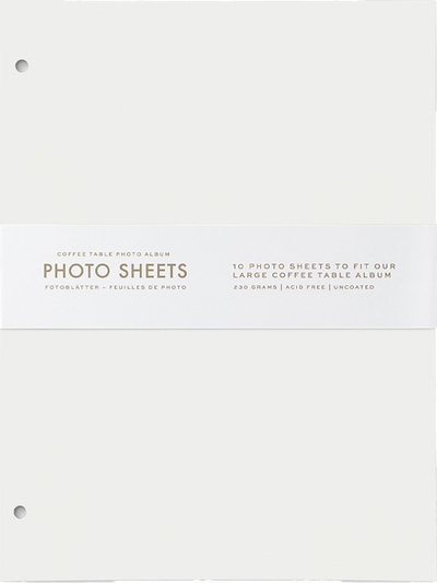 Letër fotografike Printworks Photo Sheets, 230g/m², set me 10 fletë, e bardhë