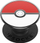 Kapëse telefoni PopSockets Pop Grip Pokémon Pokéball Enamel, dizajn Pokéball, e bardhë e kuqe
