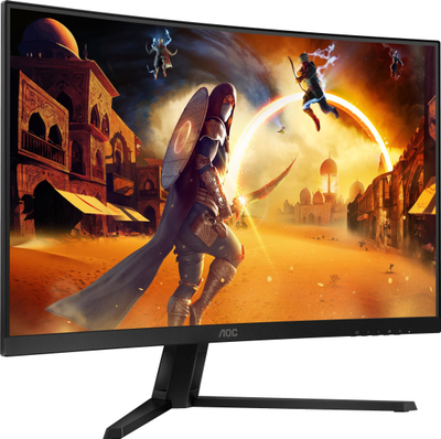 Гејминг монитор AOC G4 CQ32G4VE, 31.5\", QHD 2560x1440, 165Hz, црно сив