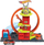 Set loje Hot Wheels City Super Loop Fire Station, me pistë loop, përfshin kamion zjarrfikës 1:64, shumëngjyrësh
