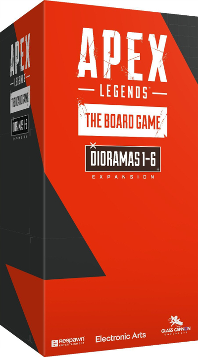Ekspansion Bordi Apex Legends Dioramas 1-6, set diorama plastike, aksesor për lojën bazë, shumëngjyrëshe