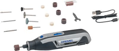 Mjet multifunksional Dremel 7760 Multi, pa kabllo, bateri litium jon, gri