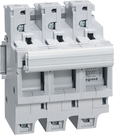 Çelës izolues Legrand 3‑pole, 690V, IP2X, gri