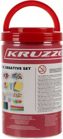 Set kreativ për fëmijë Kruzzel 23655, 1150 pjesë, në kuti plastike, shumëngjyrësh