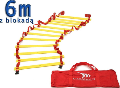 Shkallë koordinimi YakimaSport, 6 m, me bllokim, e verdhë