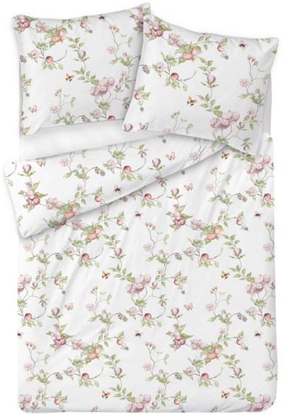 Set çarçafësh MATEX Apple Blossom, 140x200 cm, 100% pambuk, shumëngjyrësh