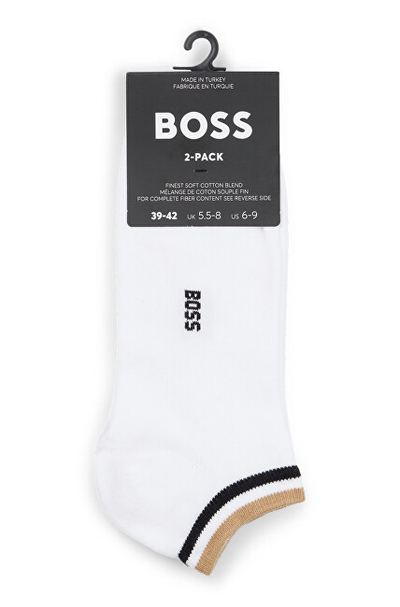 Set çorape për meshkuj HUGO BOSS, 2 palë, të bardha
