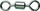 Ротирачки за риболов Okuma Roller Swivels 12, 9kg, металик