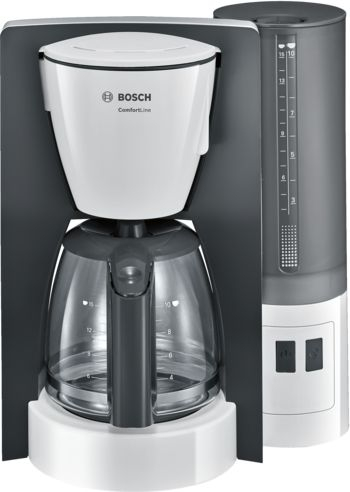 Aparat kafeje Bosch TKA 6A041, 1200 W, 1250 ml, e bardhë