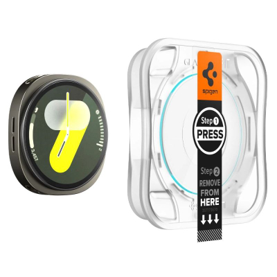 Xham mbrojtës Spigen GlasTR EZ FIT për Galaxy Watch 8 40mm, 2 copë, transparent